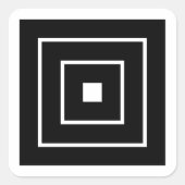 Danjuro Ichikawa Square Sticker (Vorderseite)