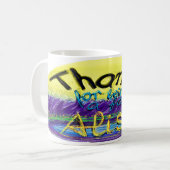 DANK Alisa! Kaffeetasse (Vorderseite Links)