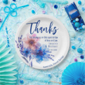 💍 Dank an Cornflowers und Lavender Pappteller (Party)