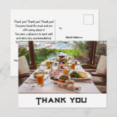 Dank an das Hotel Postkarte (Vorne/Hinten)