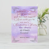 Dank an die Unterstützung Einladung (Stehend Vorderseite)