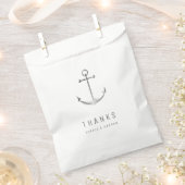 Dank Anchor mit monogramm Strand Hochzeitsvorteil Geschenktütchen (Ausgeschnitten)