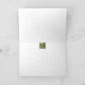 Dank-Aquarell-Wolf-u. CUB-Tier-Kunst Dankeskarte (Innenseite)