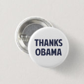 Dank Barack Obama Button (Vorne & Hinten)