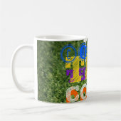 Dank Coach farbigen Text Sport Team Grass Kaffeetasse (Links)