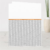 Dank Coach Lacrosse Net Orange Cage Karte (Rückseite)