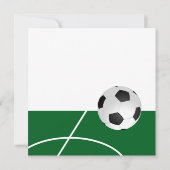 Dank Coach Soccer Player Extra Größe Dankeskarte (Rückseite)
