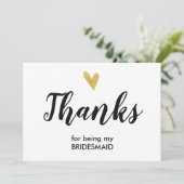 Dank | dankt Ihnen für Sein meine Dankeskarte (Stehend Vorderseite)