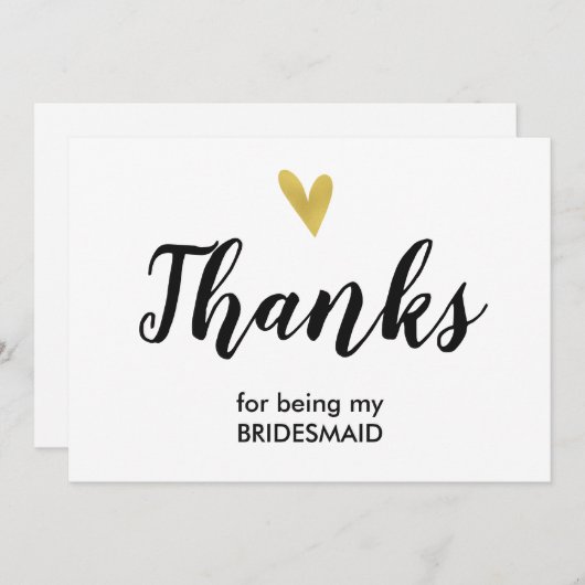 Dank | dankt Ihnen für Sein meine Dankeskarte (Vorne/Hinten)