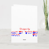 Dank das gierige Prozent des lustiges Dankeskarte (Rückseite)