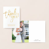 DANK, DASS SIE Foto handschriftlich signiert Folienkarte (Anzeige)