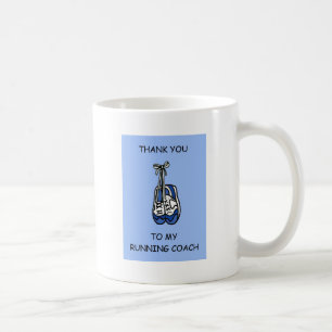 Dank dem männlichen Running Coach Kaffeetasse