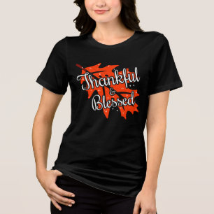 Dank dem Tag Premium Vektordesign Tri-Blend Shirt