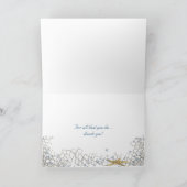 Dank der Aquarellgestaltung Dankeskarte (Innenseite)