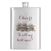 Dank der personalisierbaren Teammitglieder Flachmann (Vorderseite)