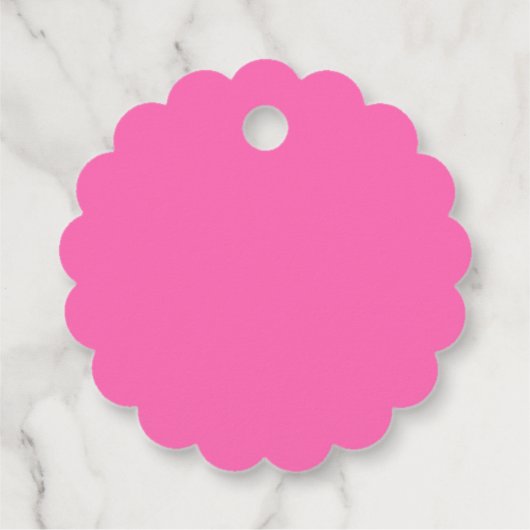 Dank der rosa Mantii Geschenkanhänger (Rückseite)