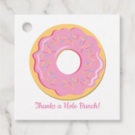 Dank des Lochstanzes Geschenkanhänger