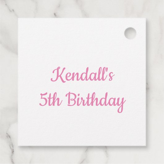 Dank des Lochstanzes Geschenkanhänger (Rückseite)