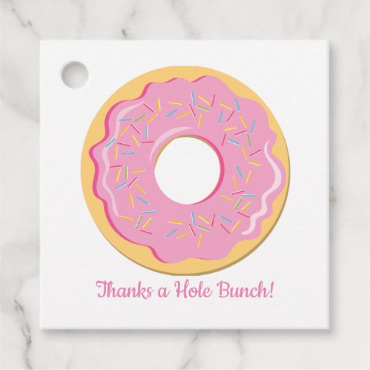 Dank des Lochstanzes Geschenkanhänger (Vorderseite)