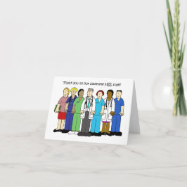 Dank des medizinischen Personals von HSE Karte