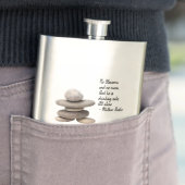 Dank des Trauzeugen anpassbar Flachmann (Beispiel)