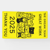 Dank des Unternehmensteams Banner (Horizontal)