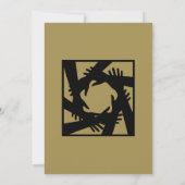 Dank des Unternehmensteams Dankeskarte (Rückseite)