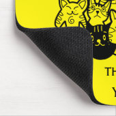 Dank des Unternehmensteams Mousepad (Ecke)