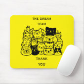 Dank des Unternehmensteams Mousepad (Mit Mouse)