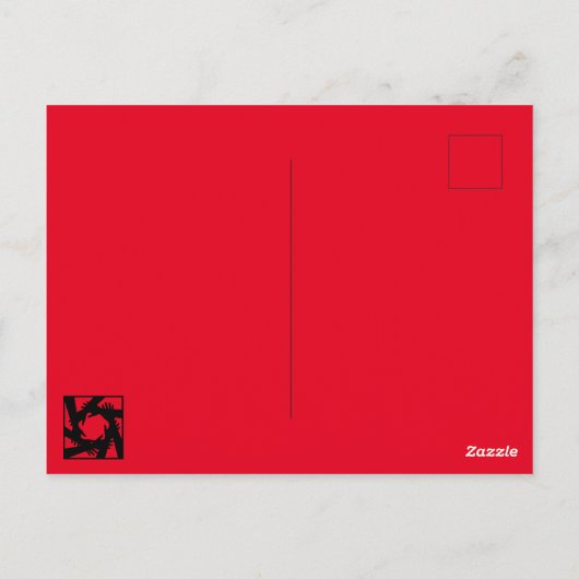 Dank des Unternehmensteams Postkarte (Rückseite)