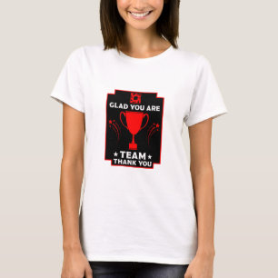 Dank des Unternehmensteams T-Shirt