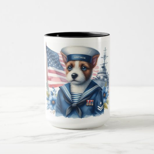 Dank des US-Militärs Tasse (Zentrum)