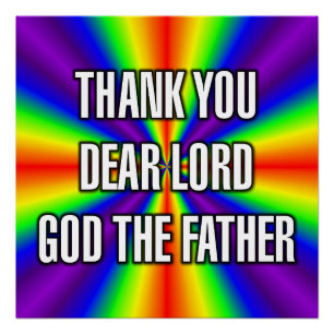 DANK DIR LIEBER HERRGOTT VATER POSTER