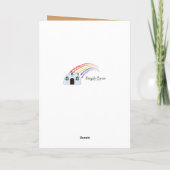 Dank eines Basketballtrainers für die Große Saison Dankeskarte (Rückseite)