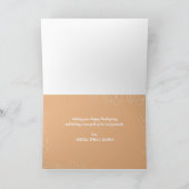 DANK | elegante Erntedank-Fotokarte Karte (Innenseite)