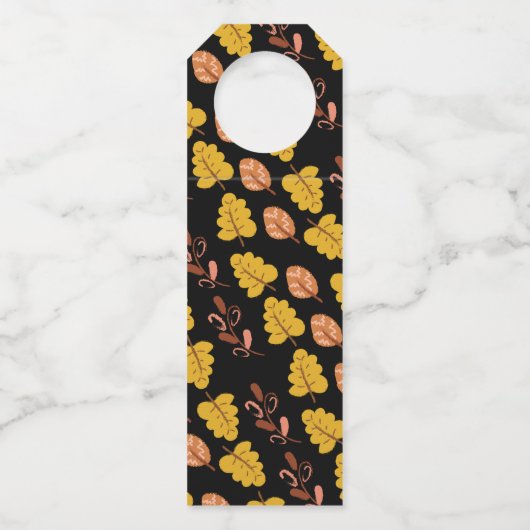 Dank Friendsgiving Geschenk Flaschenanhänger (Rückseite)