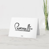 "Dank für alle, die Sie" kardieren Dankeskarte (Rückseite)