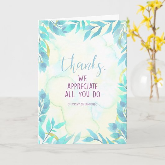 Dank für alle tun Sie Karte (Gelbe Blume)