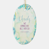 Dank für alle tun Sie Keramik Ornament (Rechts)