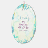 Dank für alle tun Sie Keramik Ornament (Links)