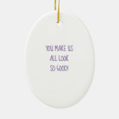 Dank für alle tun Sie Keramik Ornament (Hinten)