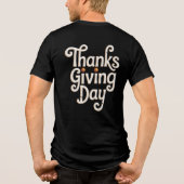 Dank für das stilvolle Design von Text Vector Art Tri-Blend Shirt (Rückseite)