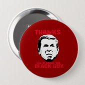 Dank für das Tadeln des schwarzen Typ Button (Vorne & Hinten)