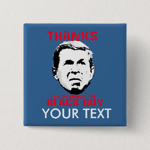 Dank für das Tadeln des schwarzen Typ Button