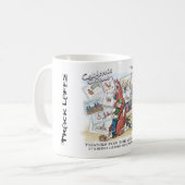 DANK FÜR DIE ERINNERUNGEN - KALIFORNIEN-CHROM KAFFEETASSE (Vorderseite Links)