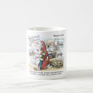 DANK FÜR DIE ERINNERUNGEN - KALIFORNIEN-CHROM KAFFEETASSE