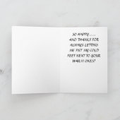 **DANK FÜR DIE ERWÄRMUNG MEINER KALTEN FUTTERMITTE KARTE (Innenseite)