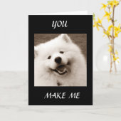 **DANK FÜR DIE ERWÄRMUNG MEINER KALTEN FUTTERMITTE KARTE (Gelbe Blume)