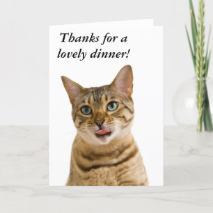 Dank für eine reizende Mahlzeit Dankeskarte