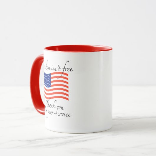 DANK FÜR IHREN SERVICE COMBO TASSE (Vorderseite Links)